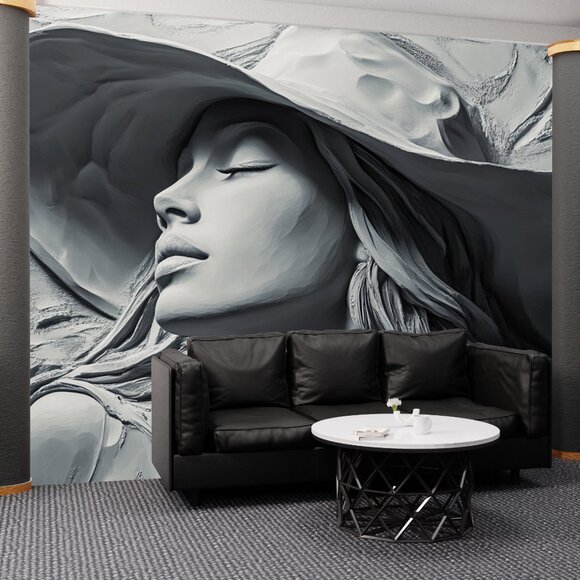 Lady In A Hat 3D Wallpaper - Picture 4 of 6